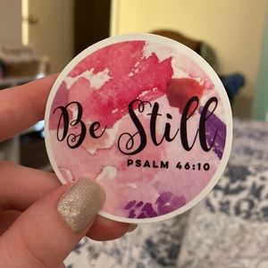 10 Pack of Girly Pink Large Stickers